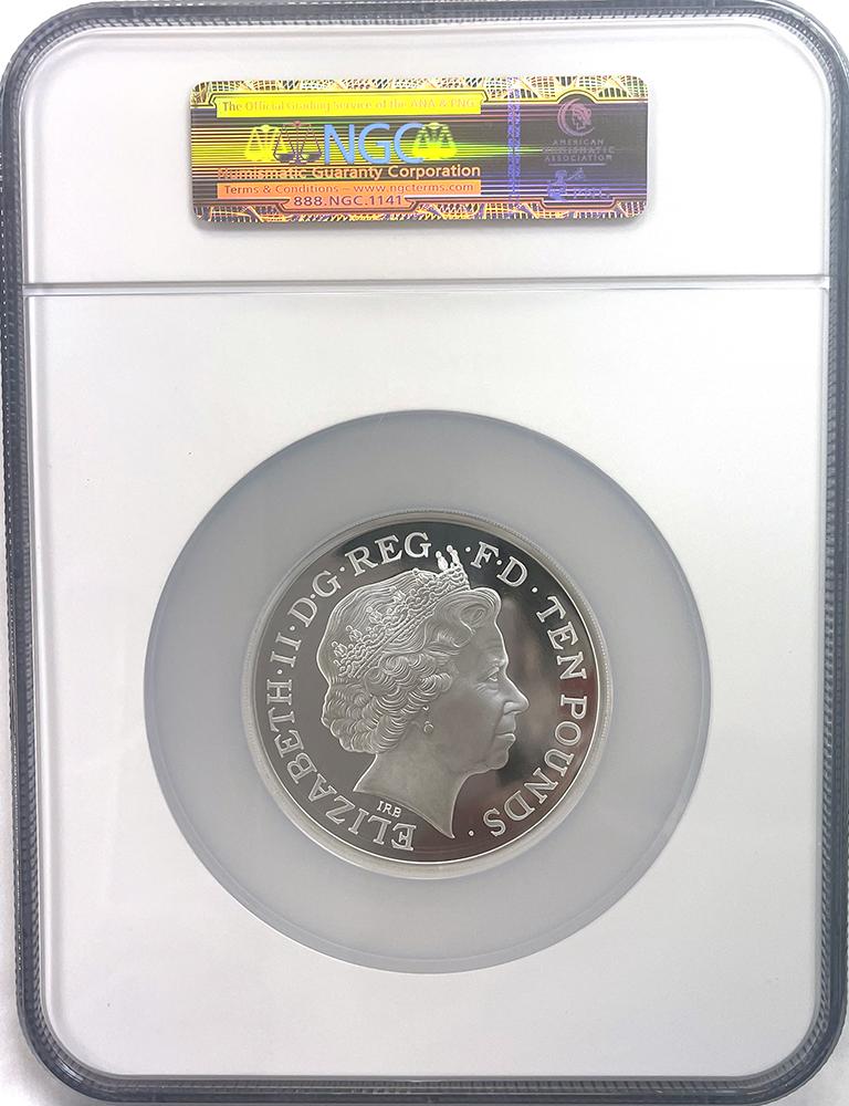 2012 Great Britain London Olympics 5 oz Silver Proof Coin S10PND in NGC PF 69 1 of First 1000 Struck