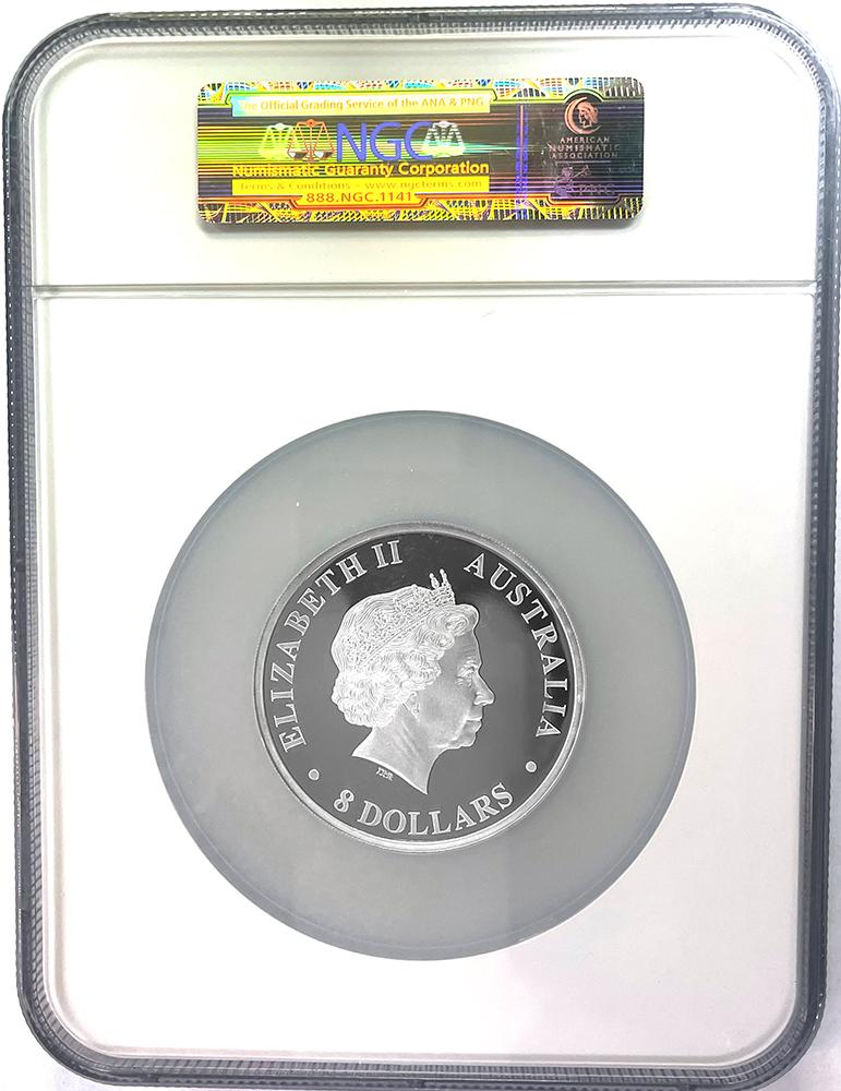 2012 P Australia Koala 5 oz Silver $8 Proof Coin in NGC PF 69 UCAM 1 of First 500 Struck