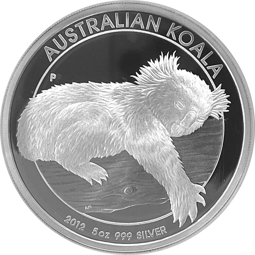 2012 P Australia Koala 5 oz Silver $8 Proof Coin in NGC PF 69 UCAM 1 of First 500 Struck