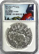 2022-P American Liberty Series 1 Oz. Proof Silver Medal NGC Early Release PF 70 ULTRA CAMEO
