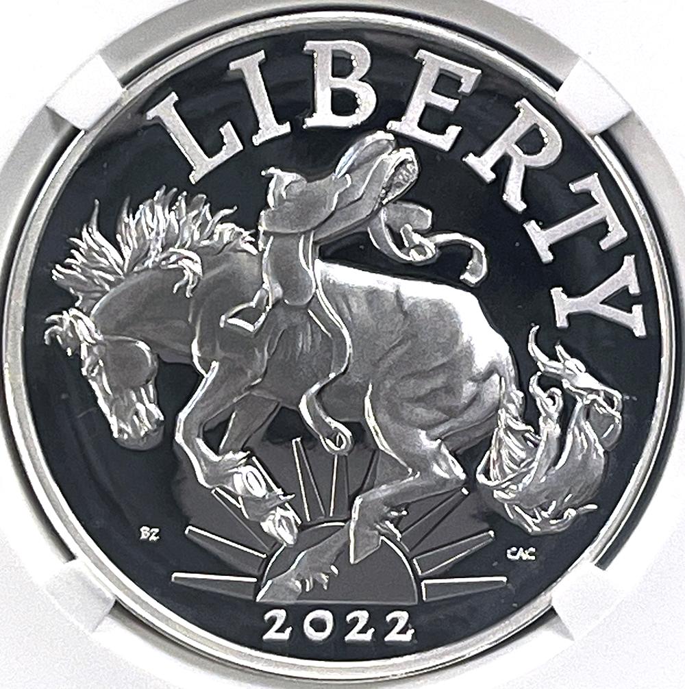 2022-P American Liberty Series 1 Oz. Proof Silver Medal NGC Early Release PF 70 ULTRA CAMEO