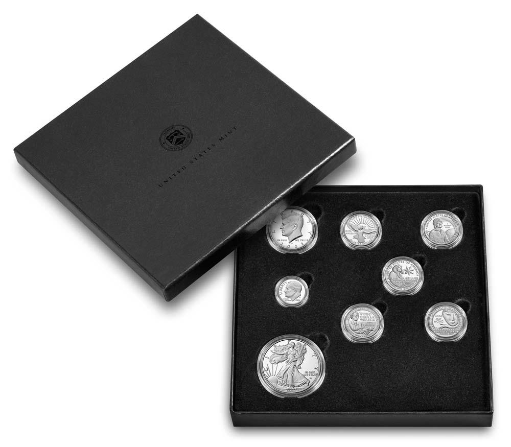 2022 Limited Edition SILVER Proof Set - 8 Coin U.S. Mint Proof Set