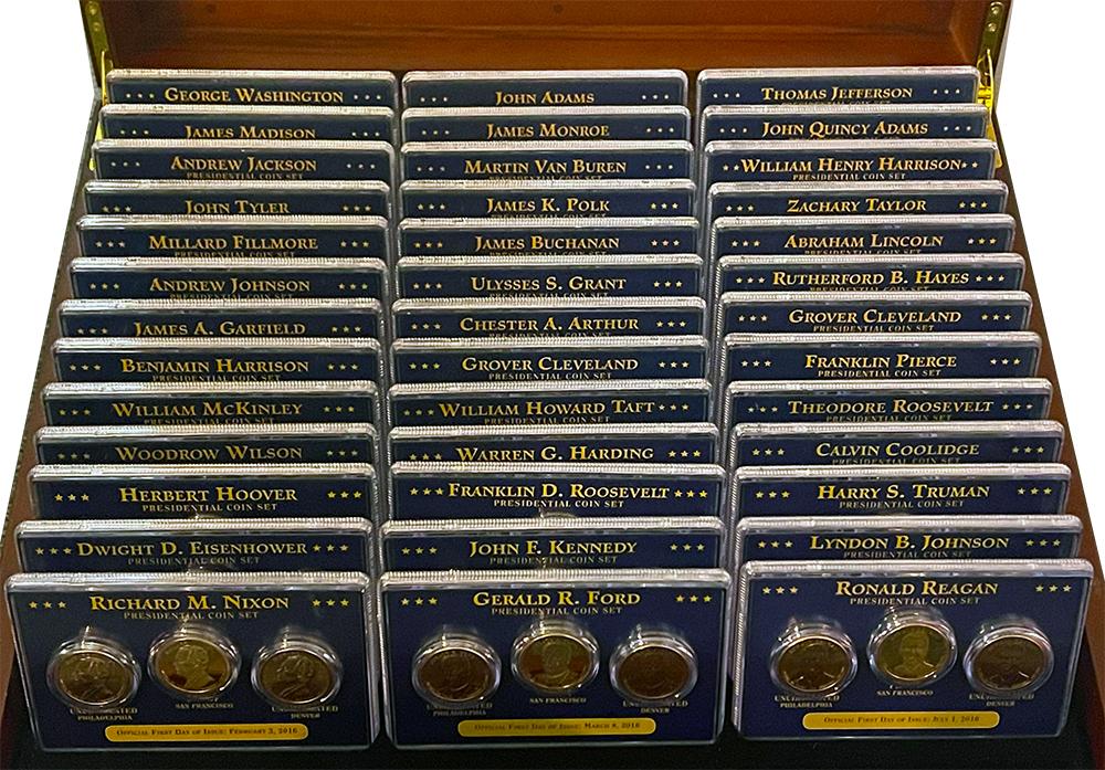 The Complete US Presidential Coins Collection (through Reagan)