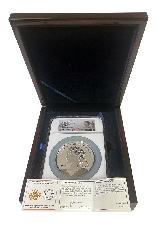 2019 10oz Canada Official Silver Mint Medal Peace and Liberty Ultra High Relief in NGC First Day of Issue PF 70 REV PF