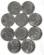Eisenhower Dollar Bulk Lot of 10 Different Ike Dollars 1971-1978
