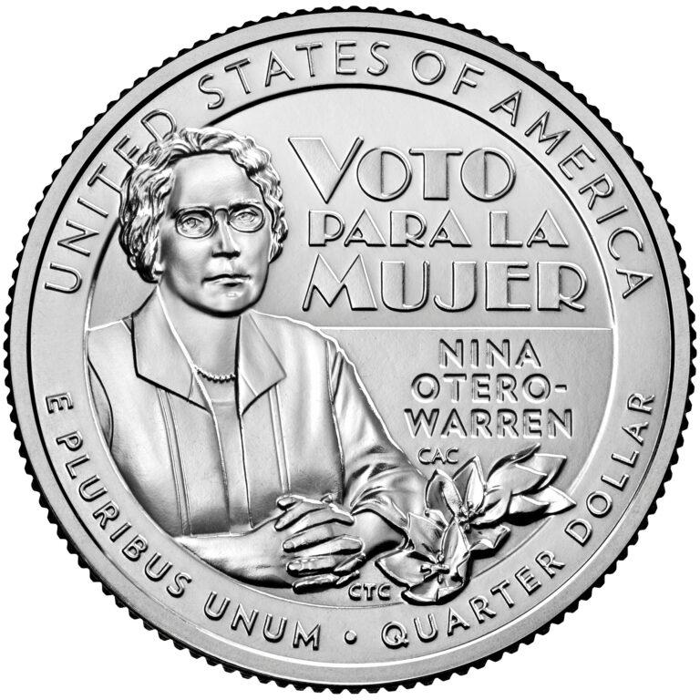 2022-P Nina Otero-Warren American Women Quarter GEM BU