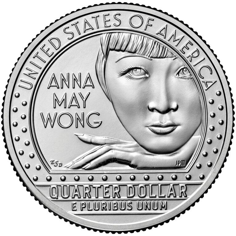 2022-P Anna May Wong American Women Quarter GEM BU