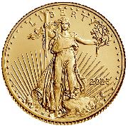 2023 GOLD $10 American Eagle Coin 1/4 Ounce in Capsule