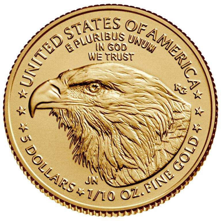 2023 GOLD $10 American Eagle Coin 1/4 Ounce in Capsule