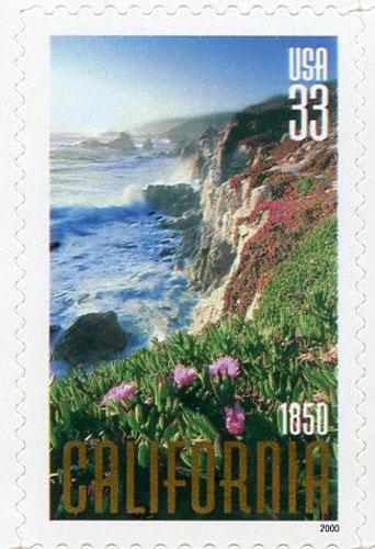 2000 California Statehood 150th Anniversary 33 Cent US Postage Stamp MNH Sheet of 20 Scott #3438