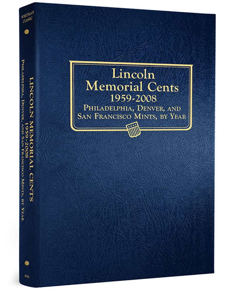 Lincoln Memorial Cents 1959-2008 Whitman Classic Album #4958