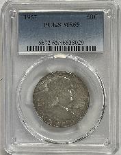 1957 Franklin Silver Half Dollar PCGS MS 65 From Original Mint Sets