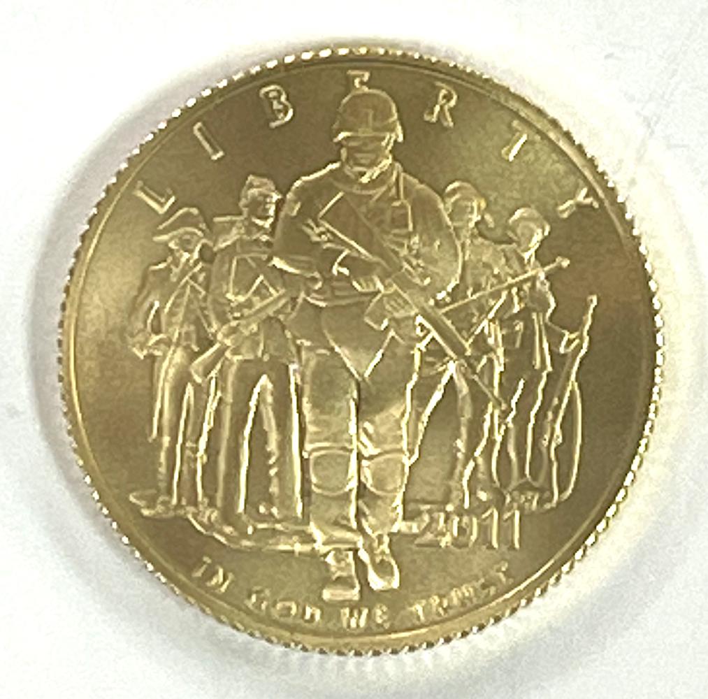 2011 United States Army $5 Gold Commemorative Uncirculated Coin
