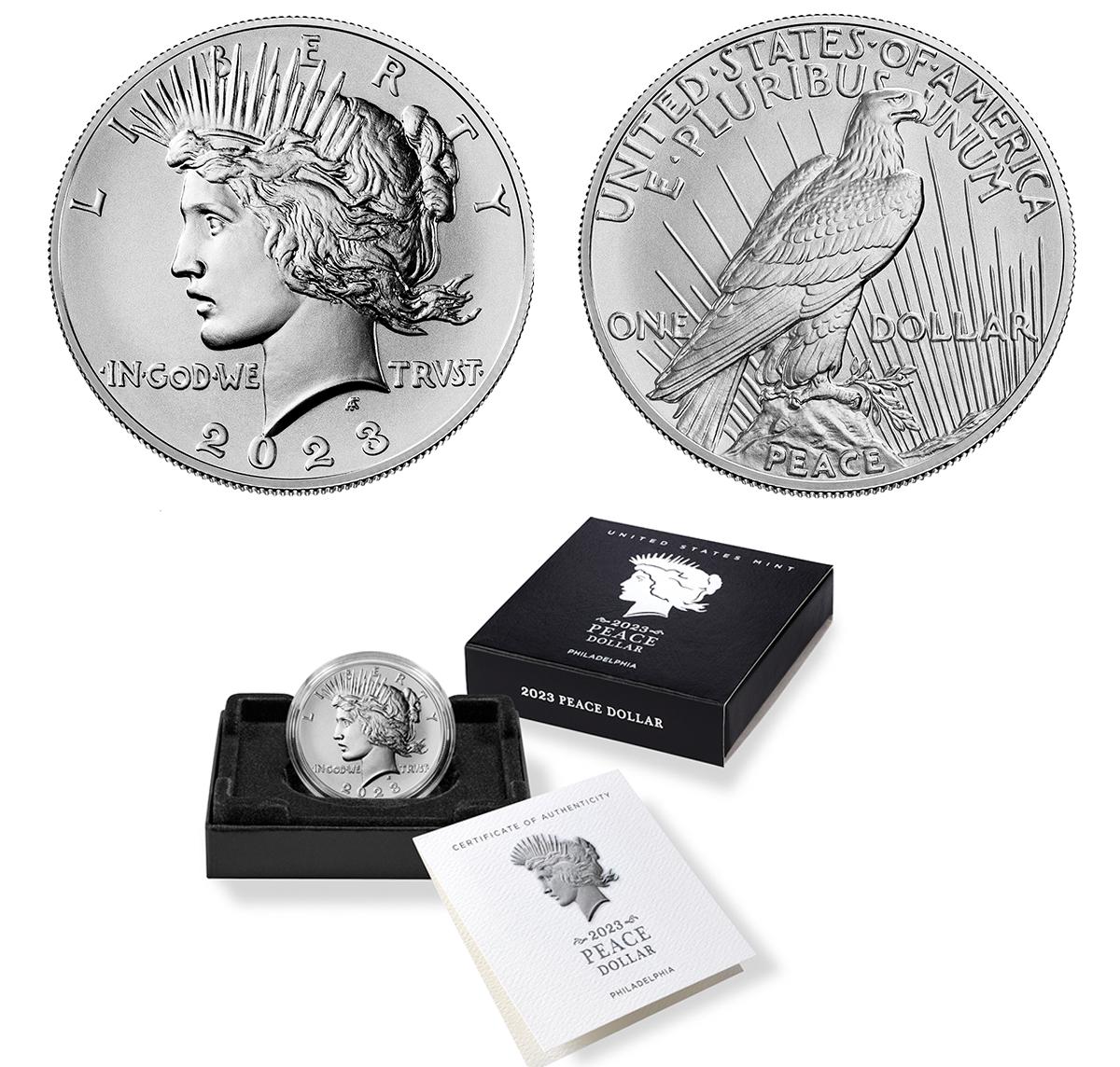 2023 Peace Silver Dollar Uncirculated (BU)