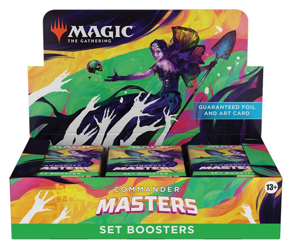 Commander Masters MTG Magic the Gathering SET Booster Factory Sealed Box