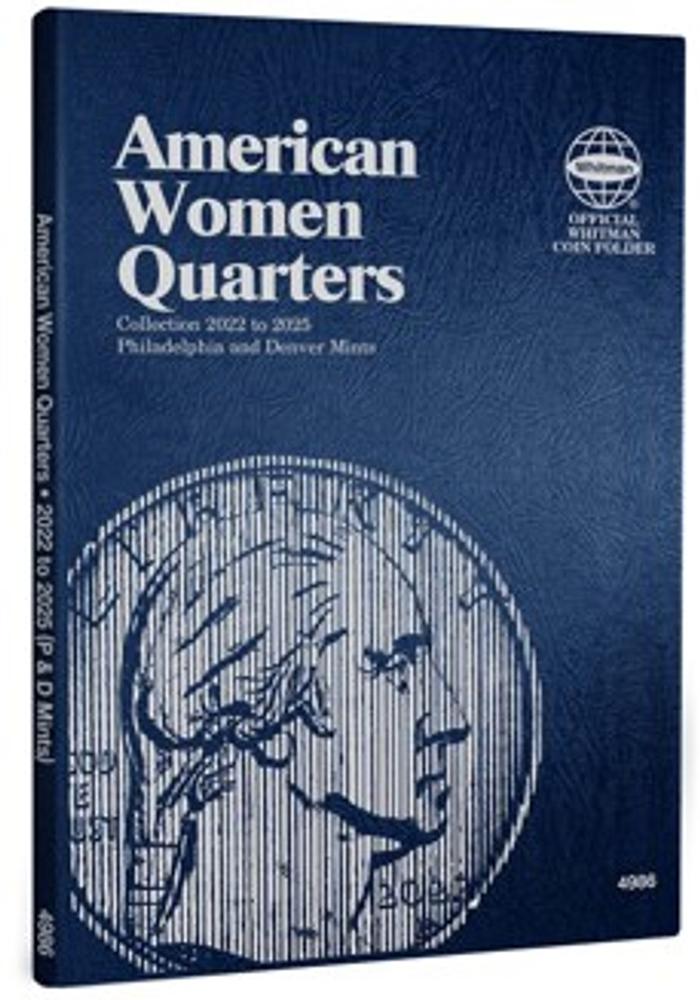 Whitman American Women Quarters 2022-2025 P and D Folder 4986