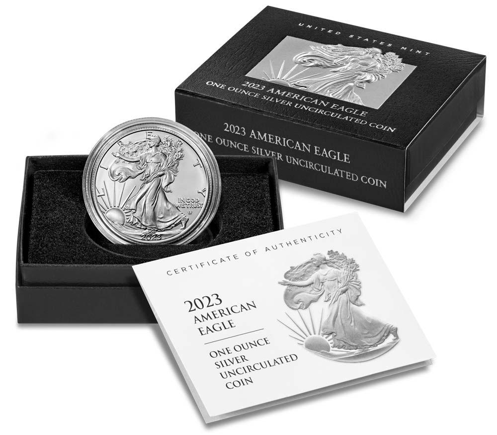 2023-W Burnished BU American Silver Eagle * 1oz Silver