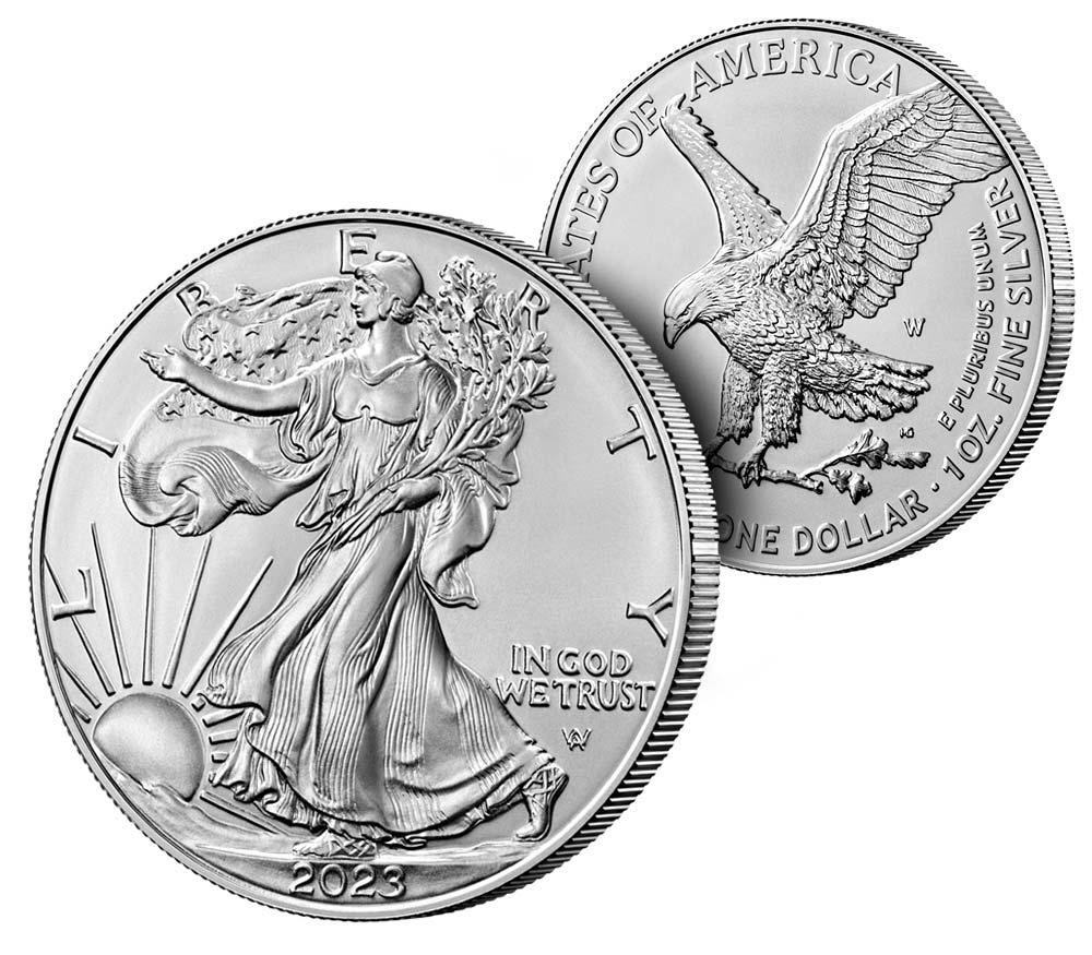 2023-W Burnished BU American Silver Eagle * 1oz Silver