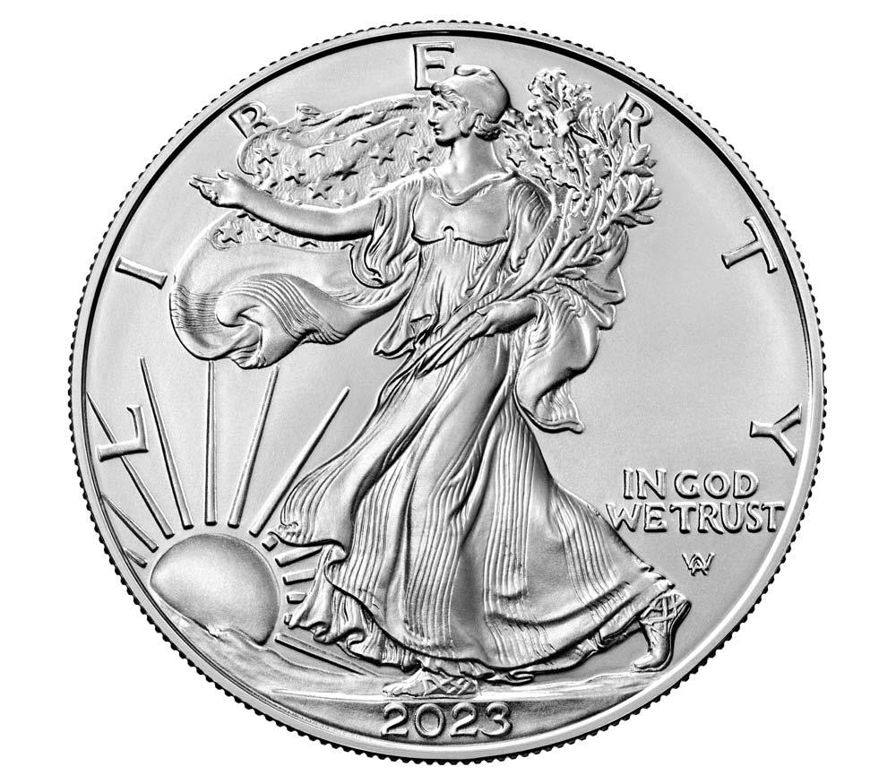 2023-W Burnished BU American Silver Eagle * 1oz Silver