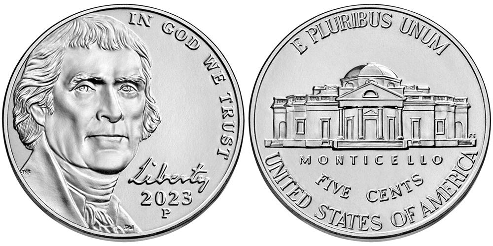 2023-P Jefferson Nickel Gem BU (Brilliant Uncirculated)