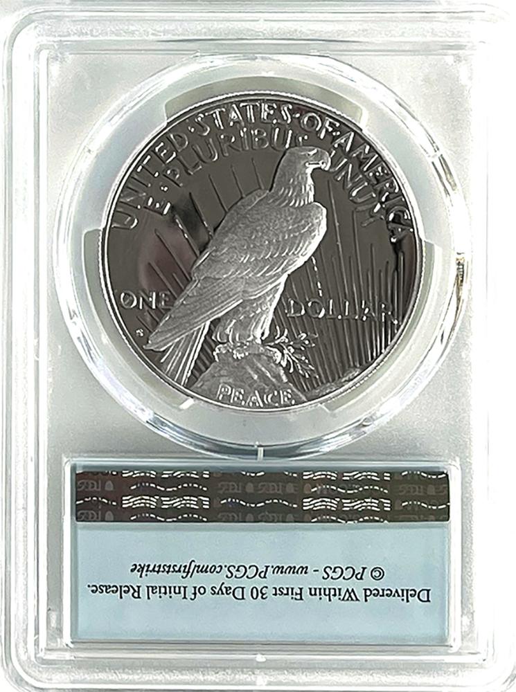 2023-S Peace PROOF Silver Dollar in PCGS PR 69 DCAM First Strike