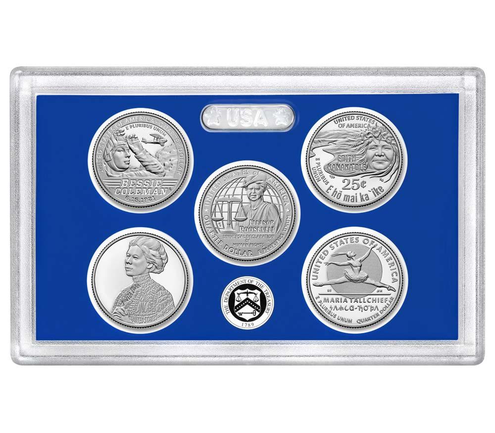 2023 American Women Quarters PROOF SET  5 Coin U.S. Mint