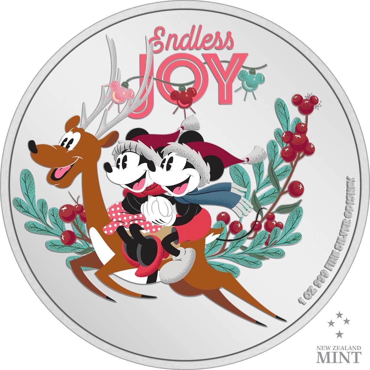 2023 Niue Disney Season’s Greetings Endless Joy 1oz Silver Proof Coin