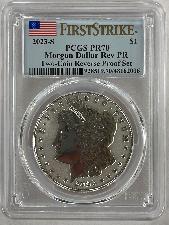 2023 Morgan Silver Dollar Reverse Proof - PCGS Proof 70 First Strike