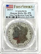 2023-S Morgan REVERSE PROOF Silver Dollar in PCGS PR 70 First Strike