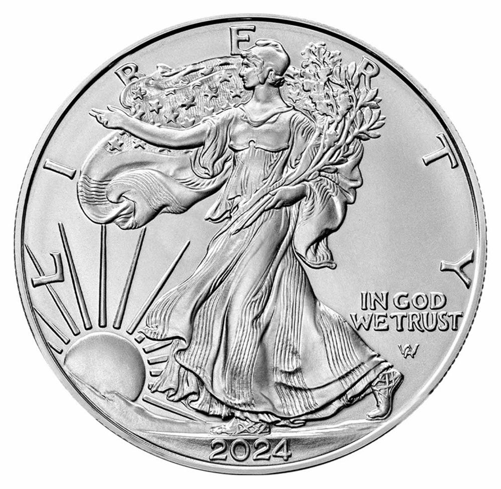 2024 American Silver Eagle Dollar BU