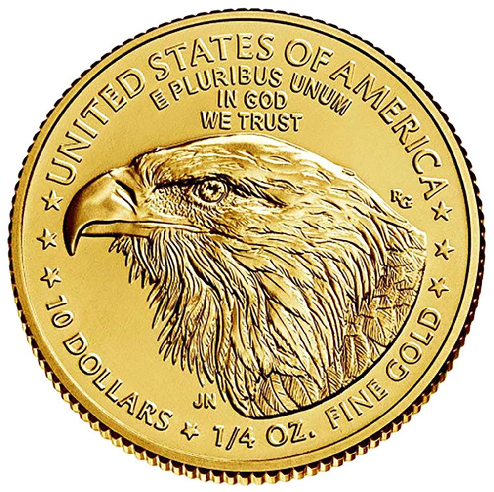 2024 GOLD $10 American Eagle Coin 1/4 Ounce in Capsule