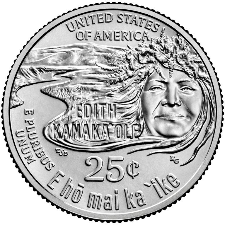 2023-P Edith Kanaka'ole American Women Quarter GEM BU