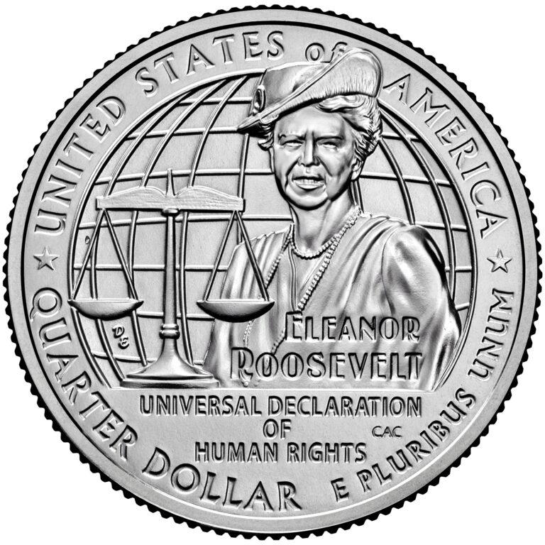 2023-P Eleanor Roosevelt American Women Quarter GEM BU