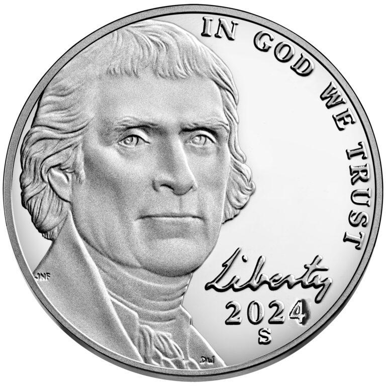 2024-S Jefferson Nickel PROOF Coin 2024 Proof Nickel Coin