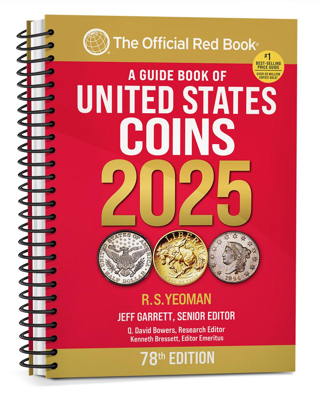 Whitman Red Book of United States Coins 2025 - Spiral