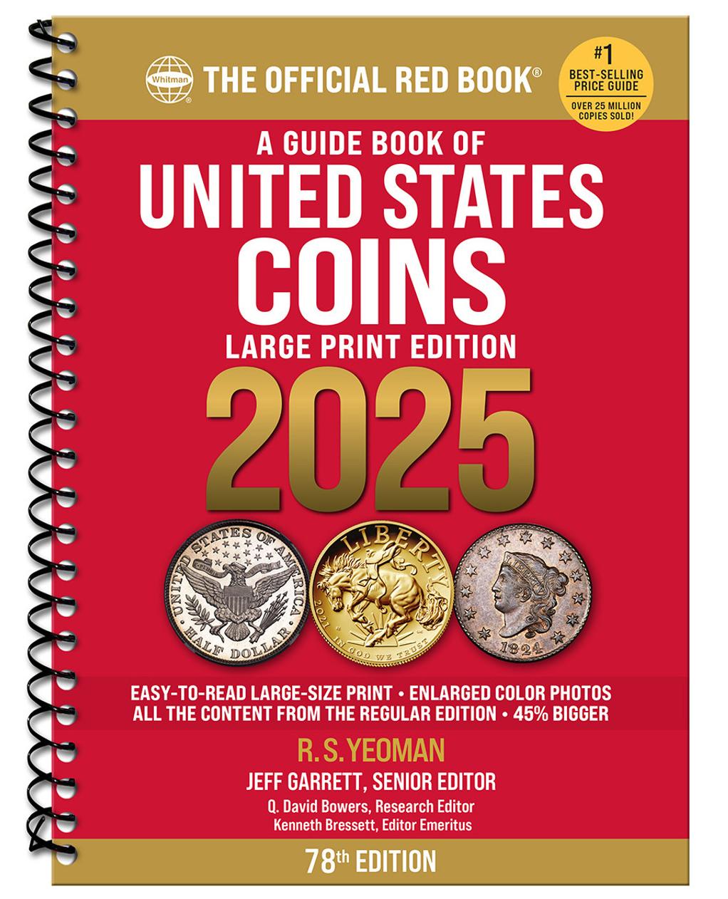 Whitman Red Book of United States Coins 2025 - Large Print