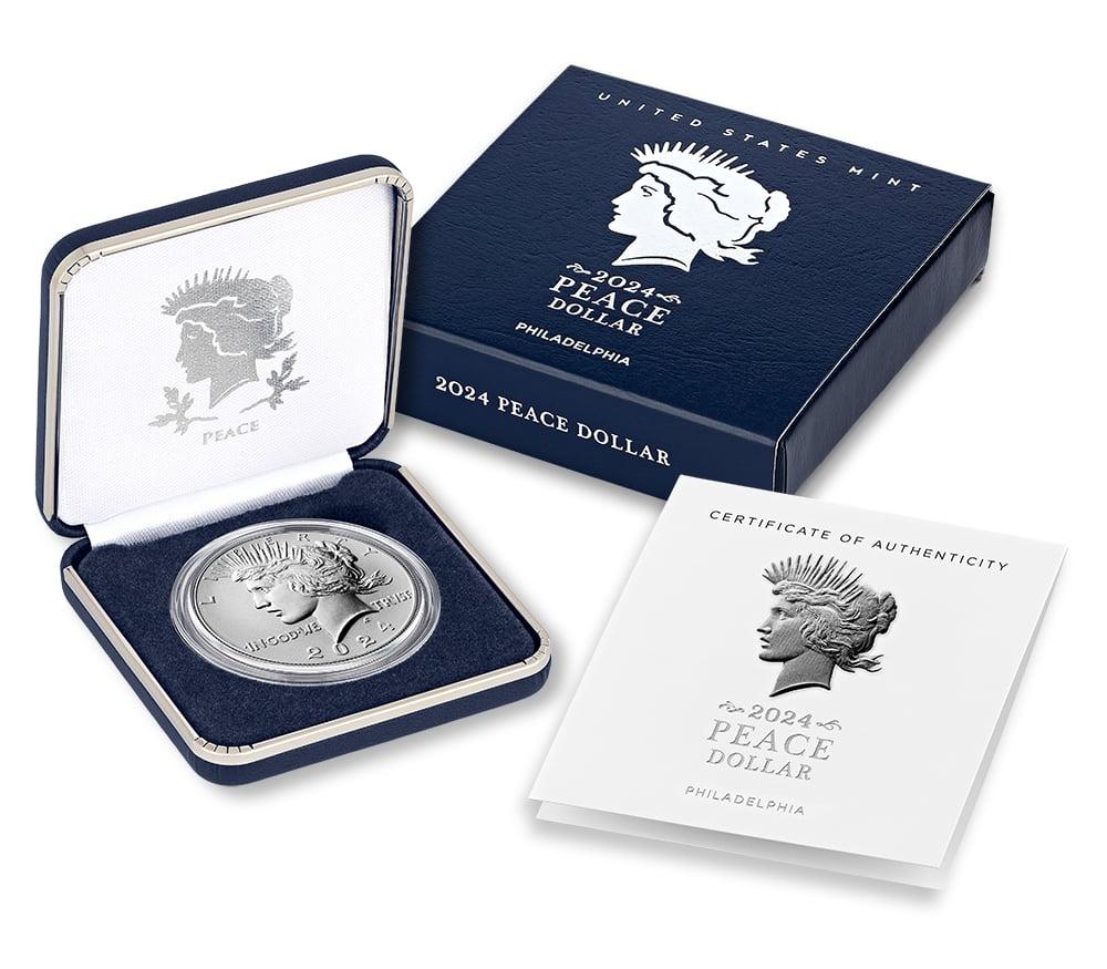 2024 Peace Silver Dollar Uncirculated (BU)