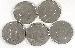 5 Different Eisenhower Ike Dollars 1971-1978