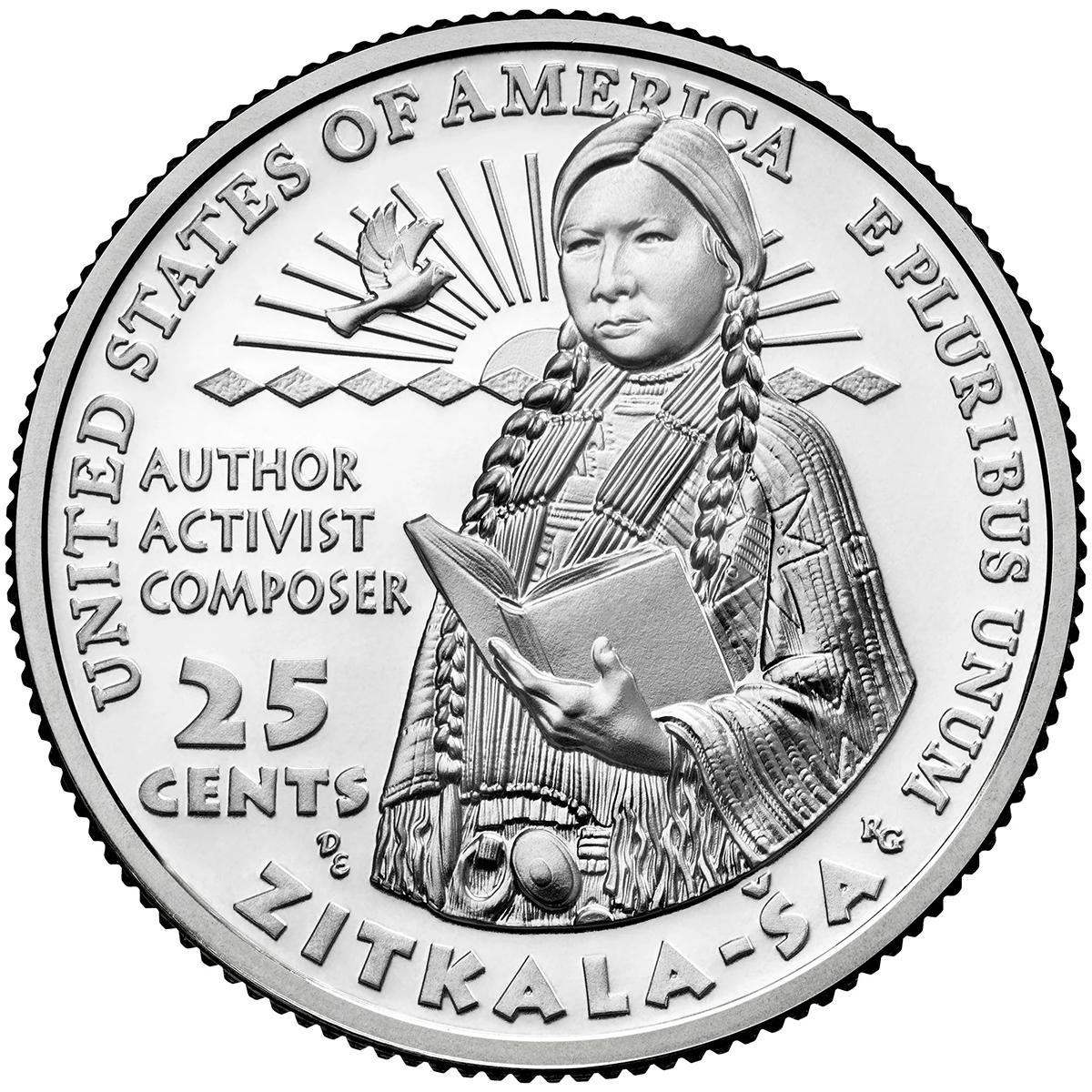 2024-D Zitkala-Sa American Women Quarter GEM BU