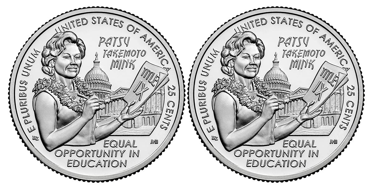 2024 P & D Patsy Takemoto Mink American Women Quarters GEM BU