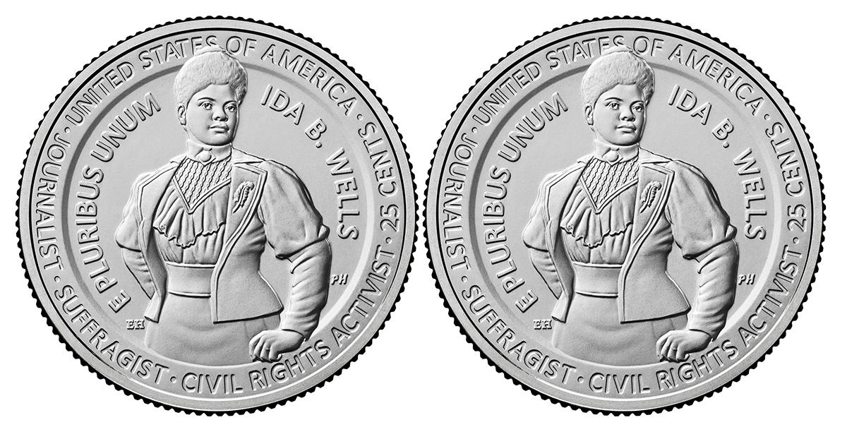 2025 P & D Ida B Wells American Women Quarters GEM BU