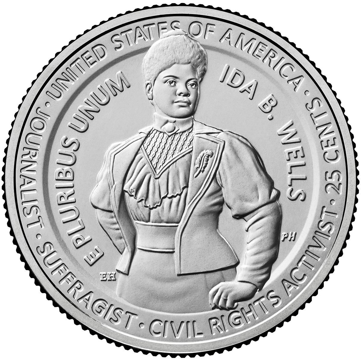 2025-D Ida B Wells American Women Quarter GEM BU