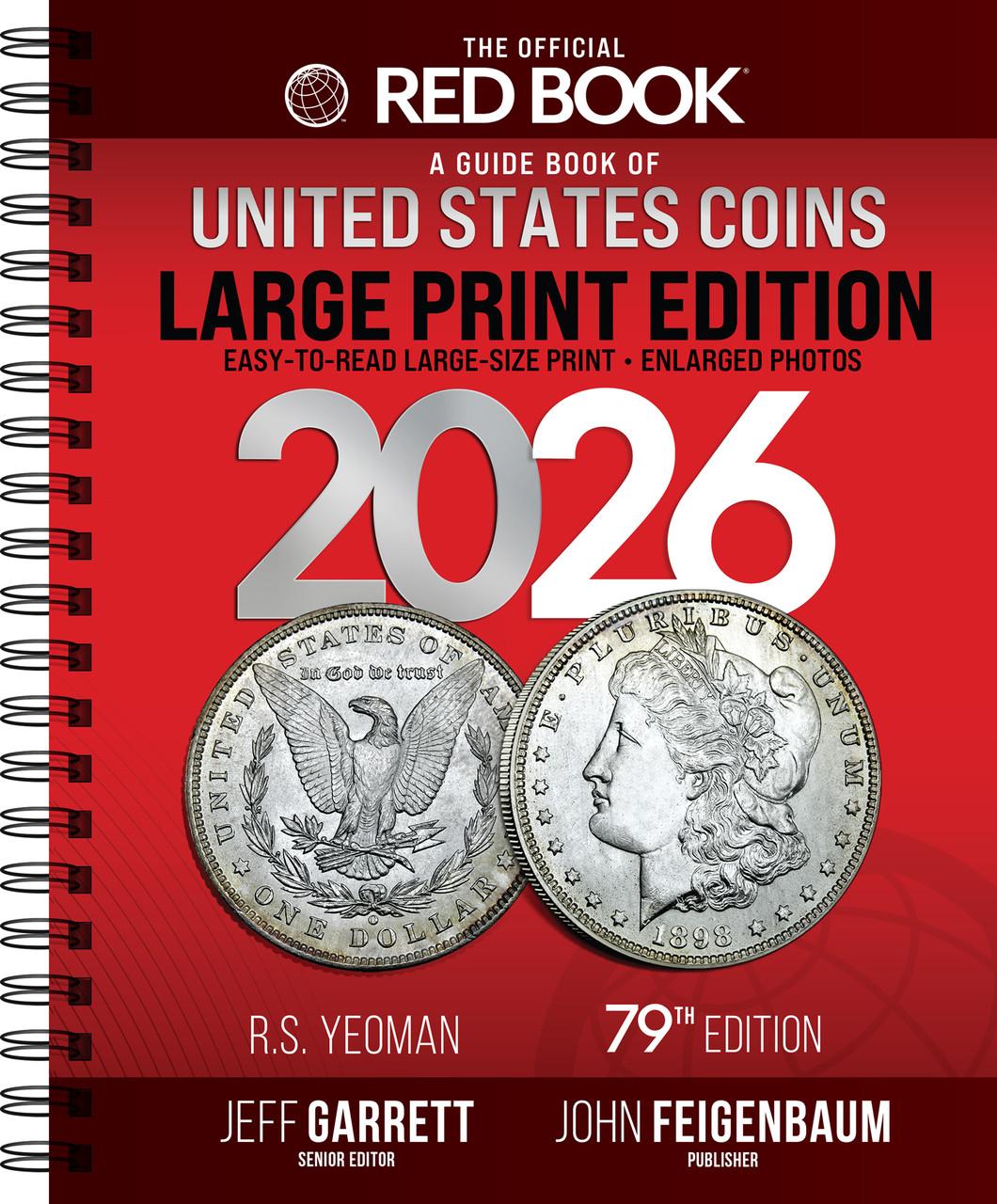 Whitman Red Book of United States Coins 2026 - Large Print