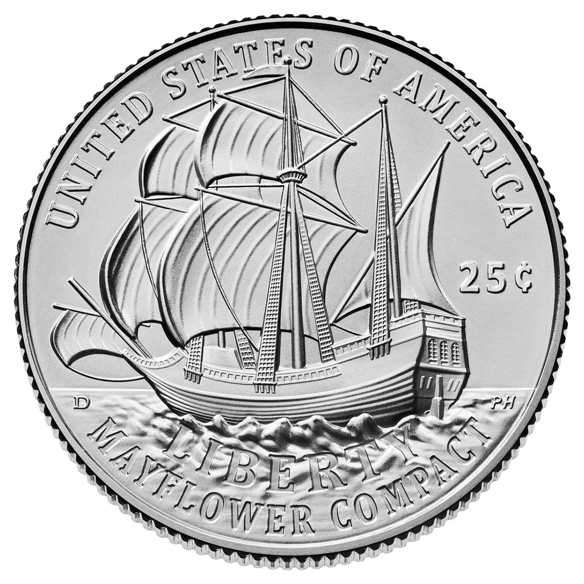2026-P Mayflower Semiquincentennial Quarter GEM BU