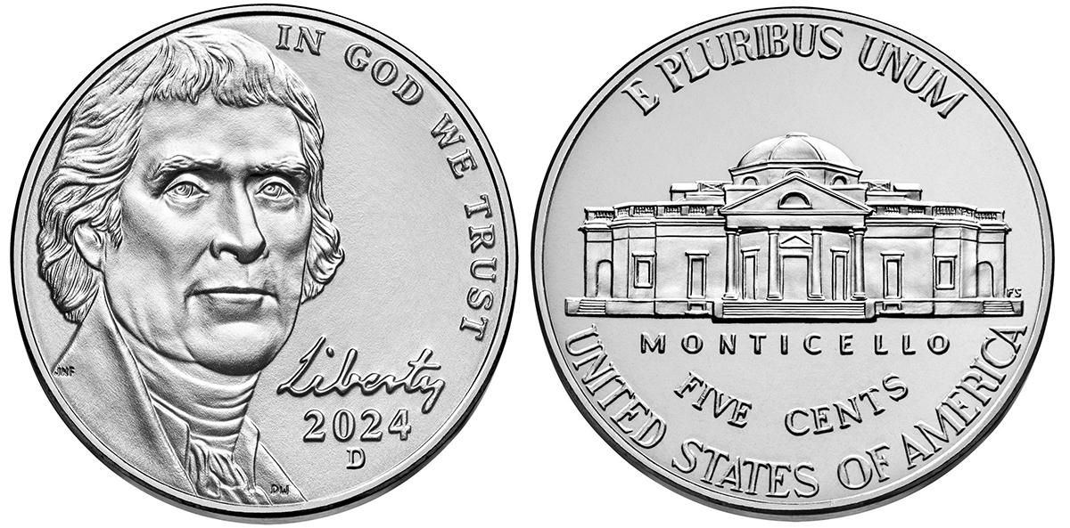 2024-D Jefferson Nickel Gem BU (Brilliant Uncirculated)