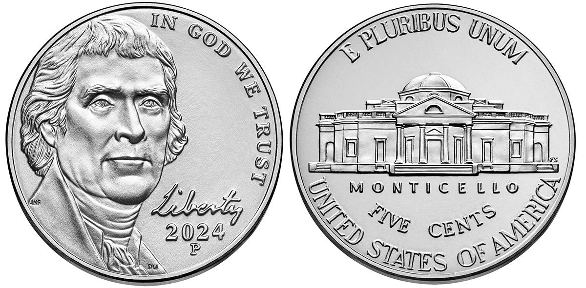 2024-P Jefferson Nickel Gem BU (Brilliant Uncirculated)