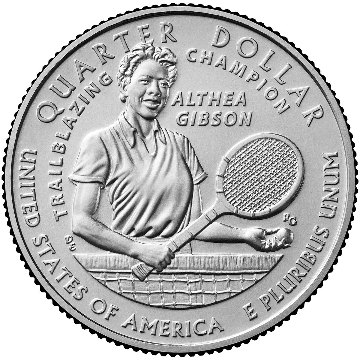 2025-D Althea Gibson American Women Quarter GEM BU