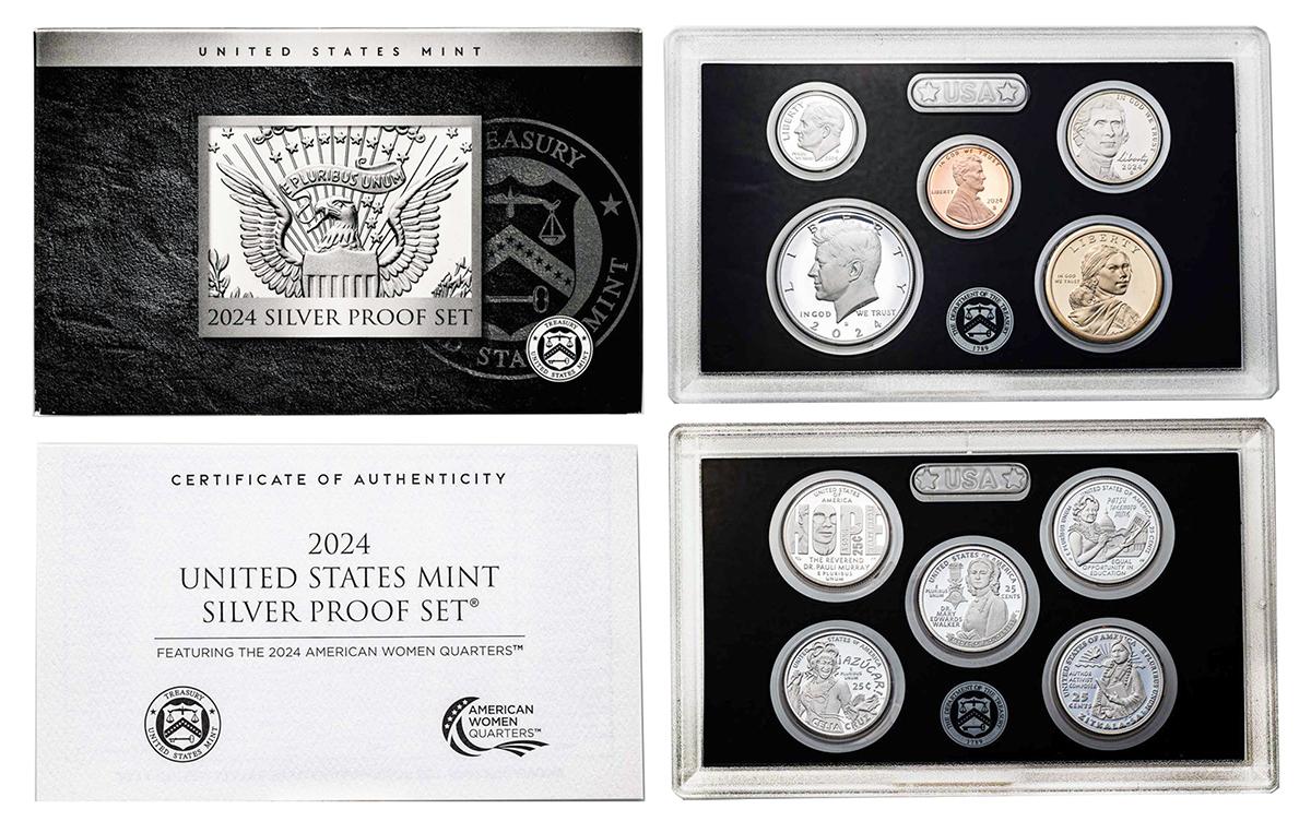 2024 SILVER PROOF SET * ORIGINAL * 10 Coin U.S. Mint Proof Set