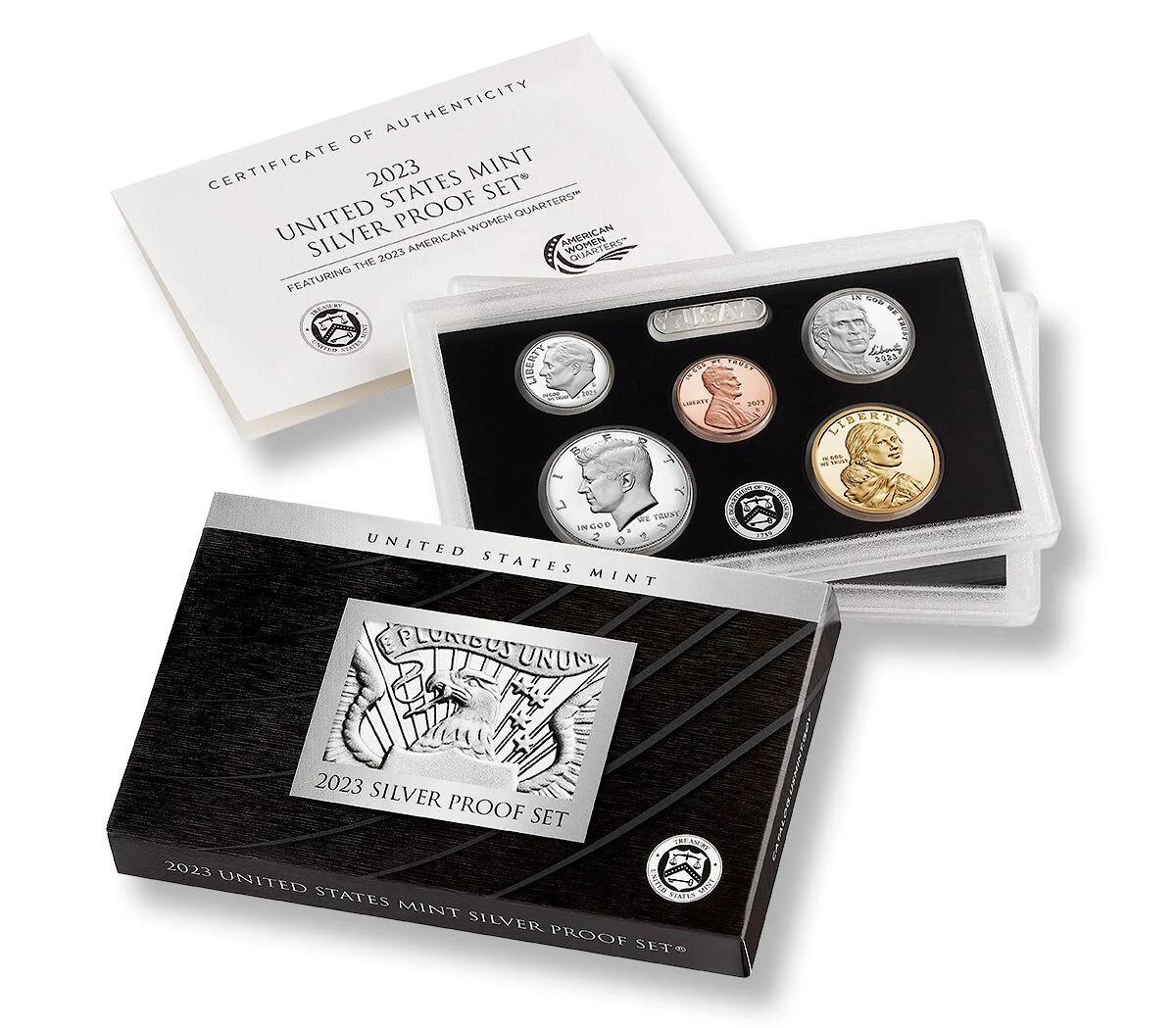 2023 SILVER PROOF SET * ORIGINAL * 10 Coin U.S. Mint Proof Set
