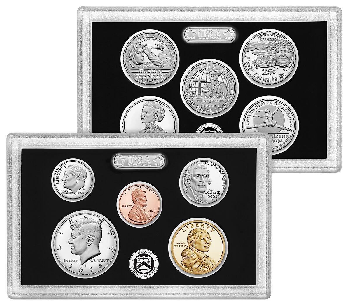 2023 SILVER PROOF SET * ORIGINAL * 10 Coin U.S. Mint Proof Set